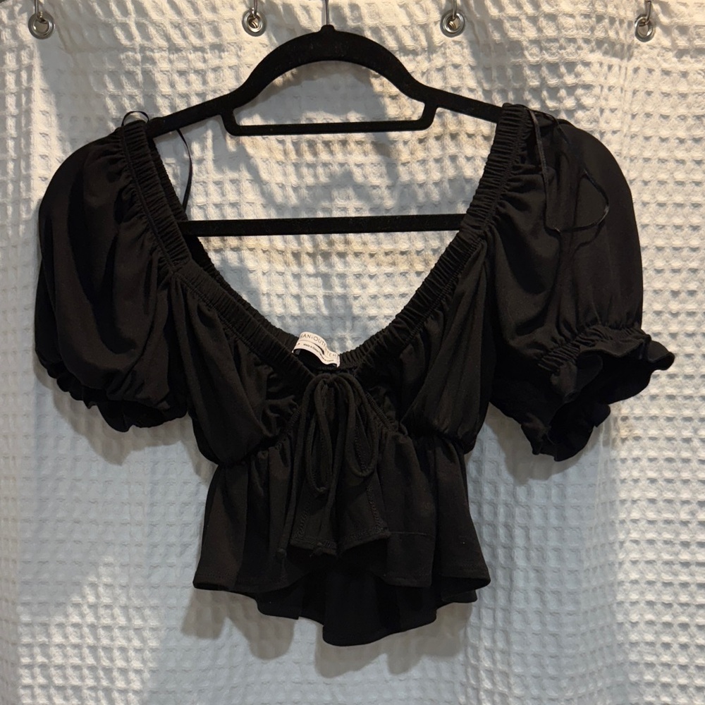 Urban Outfitters Black Crop Top